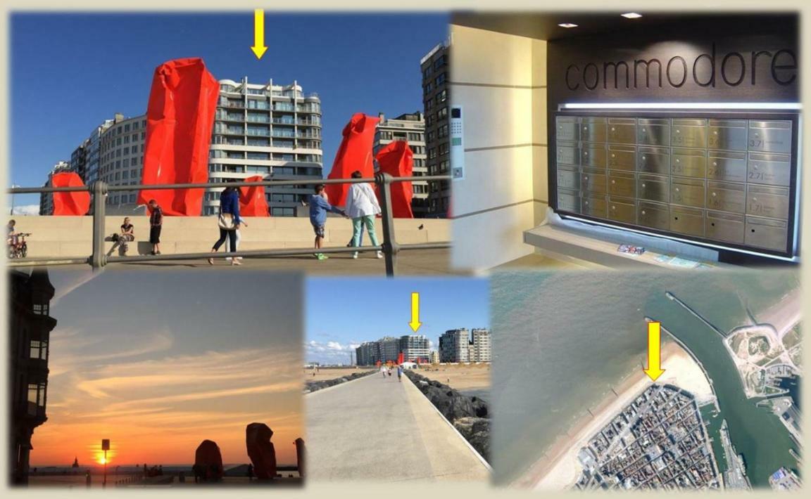 Panoramic View On Beach, Ships, Sea - Place To Be Ostende Exterior foto